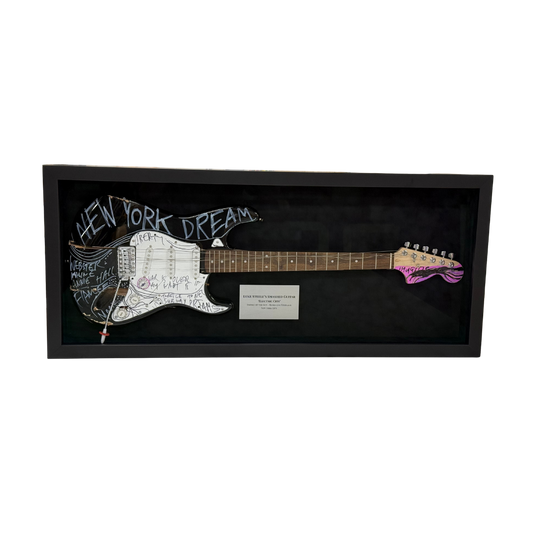 Luke Steele of Empire of the Sun's Smashed Guitar - New York City