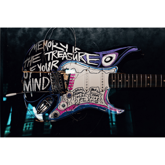 Luke Steele Smashed Guitar